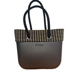OBag Mini (authentic - Made in Italy) with insert, long rope handles & two trims